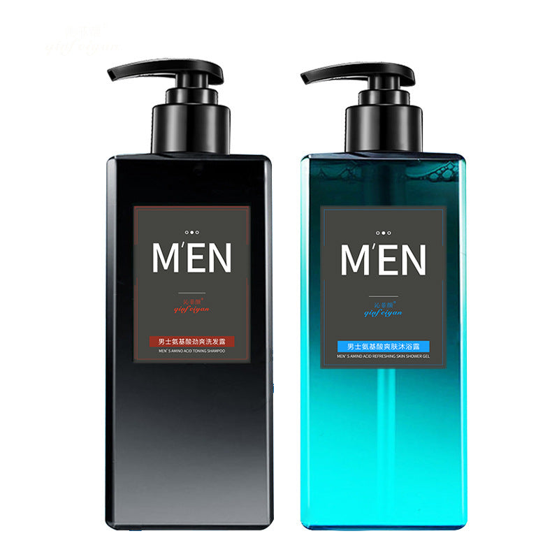 Men's Fragrance Shower Gel & Shampoo Set – 500ml Each