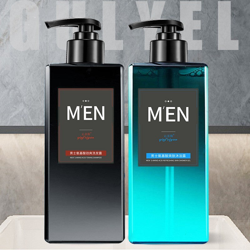 Men's Fragrance Shower Gel & Shampoo Set – 500ml Each